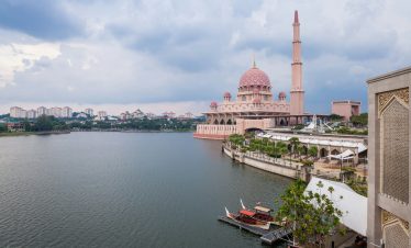 Pink Mosque in Putrajaya, Malaysia